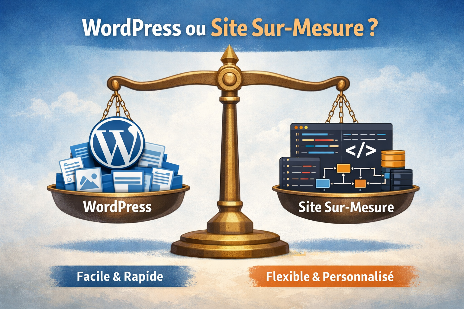WordPress cadré ou sur-mesure : comment choisir sans se tromper