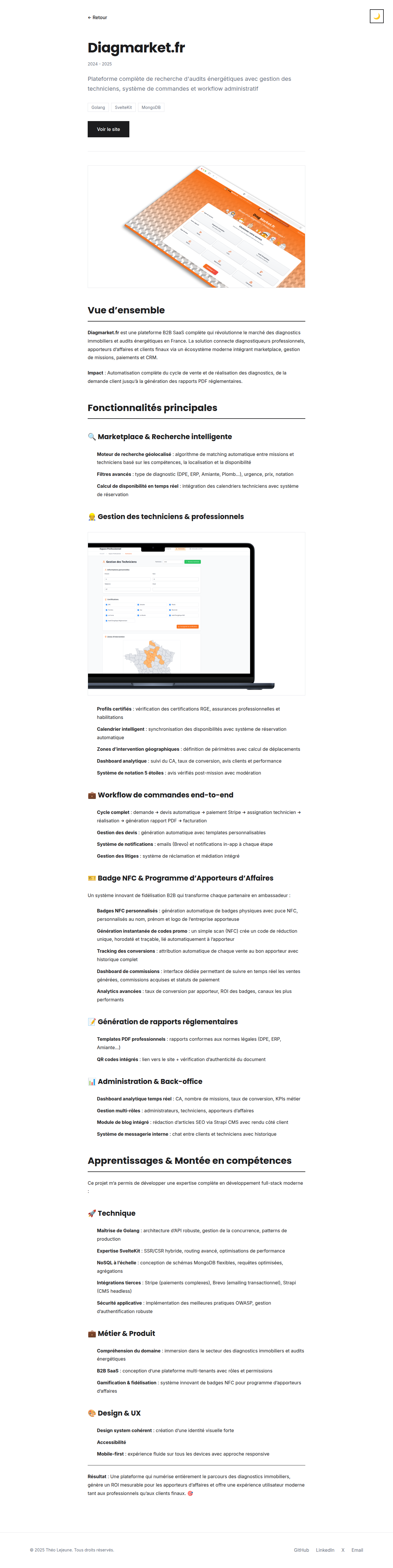 DiagMarket — marketplace diagnostics immobiliers