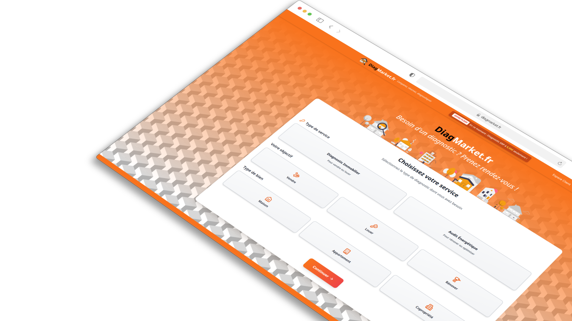 DiagMarket — plateforme diagnostics immobiliers